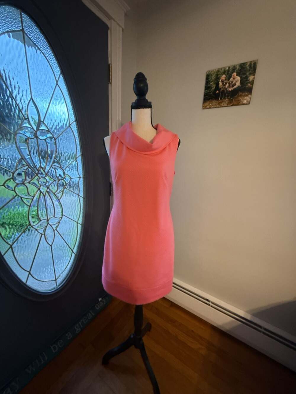 Pure Amici Sleeveless Cowl Neck Mini Dress Size M